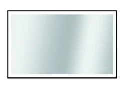 Brico Spiegel Swann Rechthoek Met Ledverlichting Touch En Spiegelverwarming Zwart 75X120Cm Discount