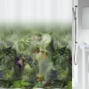 Brico Spirella Douchegordijn Jungle Groen 180Cm New