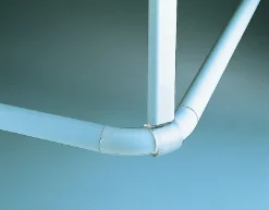 Brico Spirella Douchestang Plafondsteun 60Cm Wit Hot