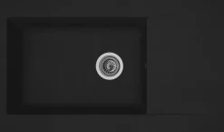 Brico Spoelbak Einna 1 Xl Bak 86X50X20Cm Composiet Zwart New