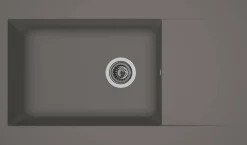 Brico Spoelbak Einna 1 Xl Bak 86X50X20Cm Composiet Betongrijs Clearance