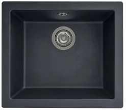 Brico Spoelbak Evo 1 Xl Bak 50X44X19Cm Composiet Zwart Clearance