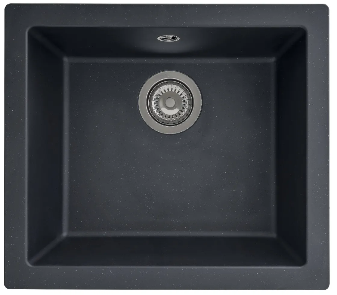 Brico Spoelbak Evo 1 Xl Bak 50X44X19Cm Composiet Zwart Clearance