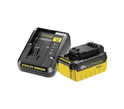 Brico Stanley Fatmax Batterij + Lader Starter Kit 18V 4Ah