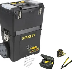 Brico Stanley Gereedschapskoffer Essential Workcenter – 38 Stuks New