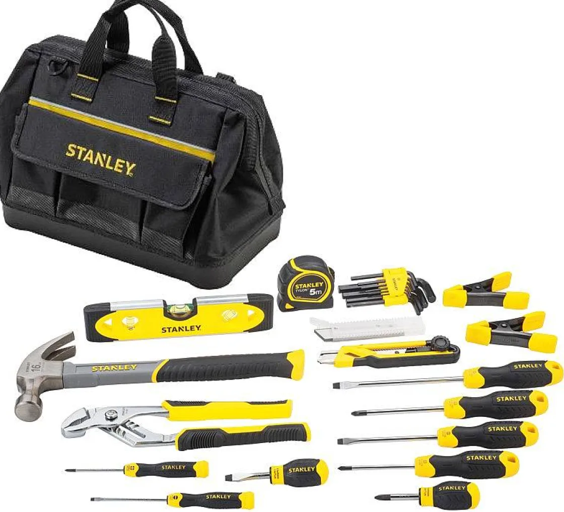 Brico Stanley Gevulde Gereedschapstas "Essential" 37-Delig Sale