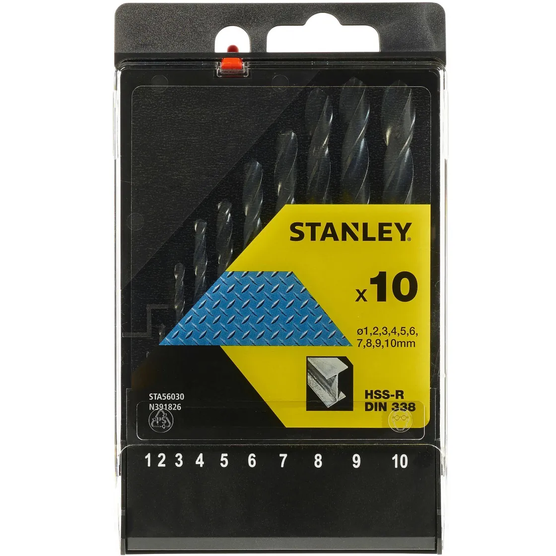 Brico Stanley Metaalboor Set Sta56030-Qz – 10 Stuks Discount