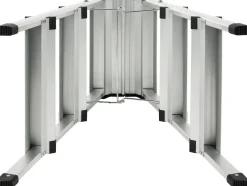 Brico Steppy Huishoudtrap Aluminium Dubbel 3 Treden Platform 31X20 Cm