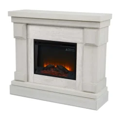 Sfeerhaarden<Brico Teamson Home Hestia 48" Elektrische Vrijstaande Open Haard