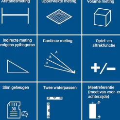 Brico Techweise Laser Afstandsmeter 70M - Met Alle Meetopties Discount