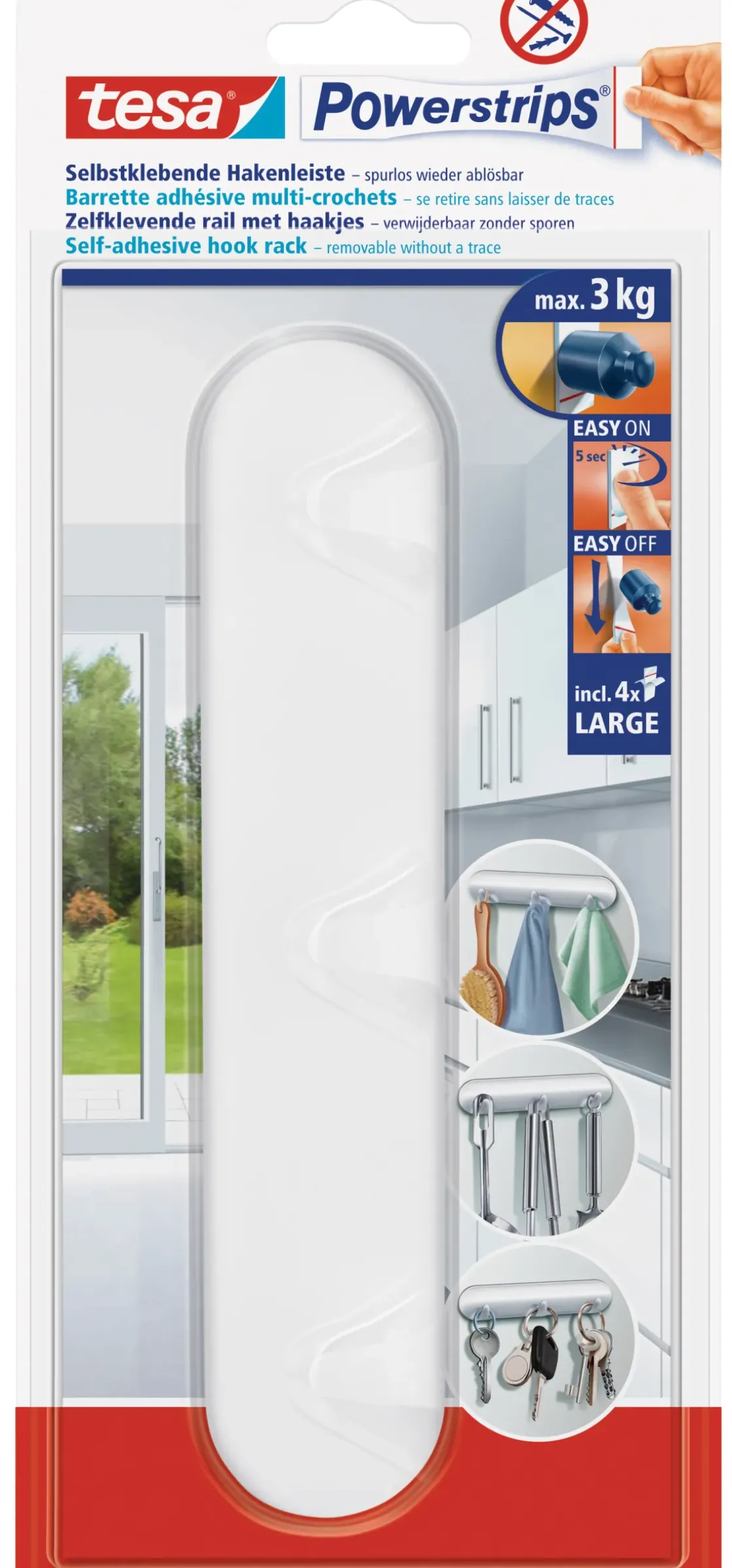 Tesa Powerstrips Dubbelzijde Strip Small 14 Stuks-Brico Discount