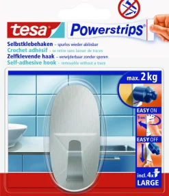 Tesa Powerstrips Waterproof Duohaak Rvs-Brico Discount