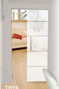 Thys Veiligheidsglas Schuifdeur 'Thytan Sliding' 1510 215X93Cm-Brico Clearance