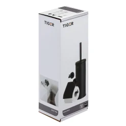 Brico Tiger Accessoireset Boston - Toiletborstel Met Houder Vrijstaand - Toiletrolhouder - Haak – Zwart Outlet