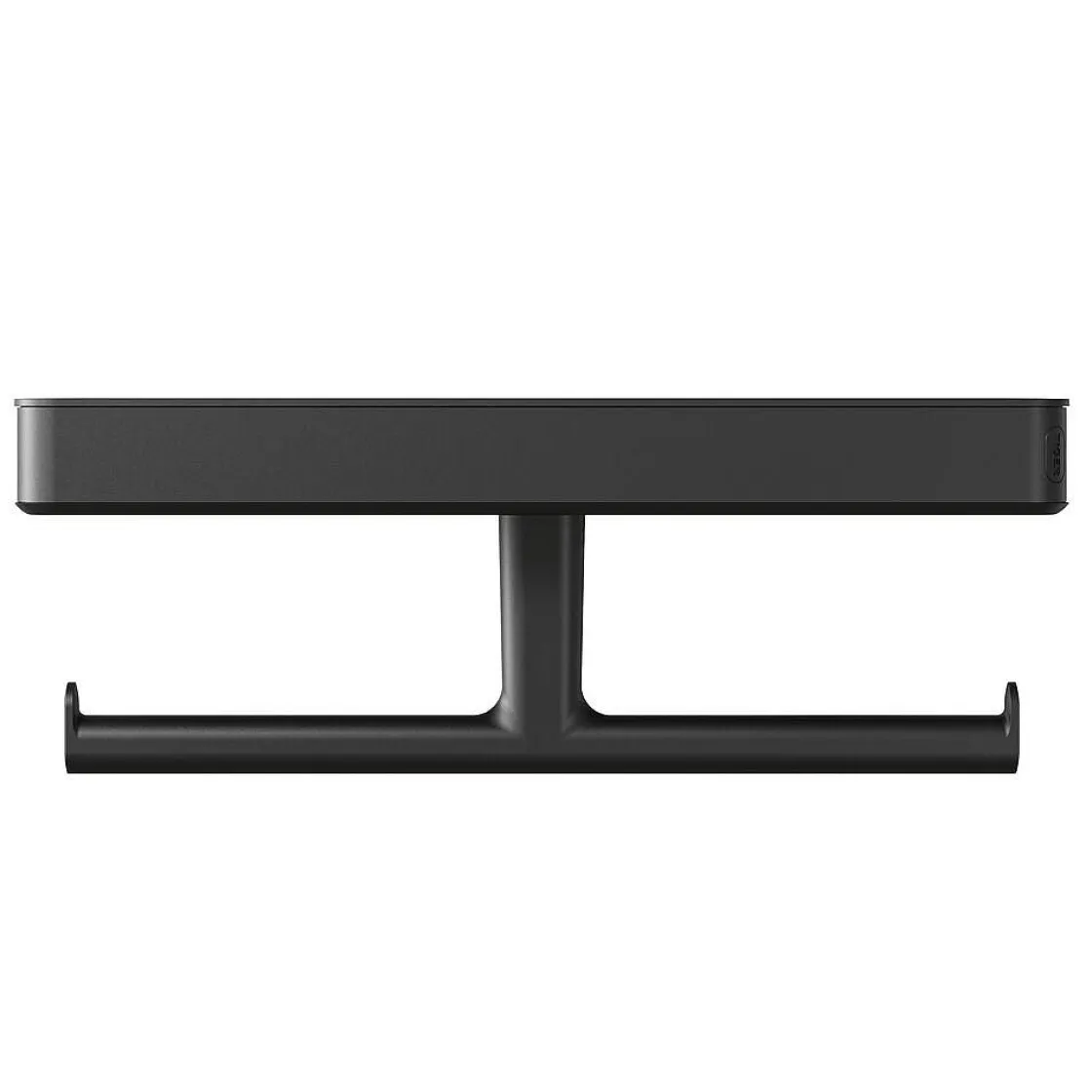 Brico Tiger Carv Toiletrolhouder Met Planchet Zwart Outlet