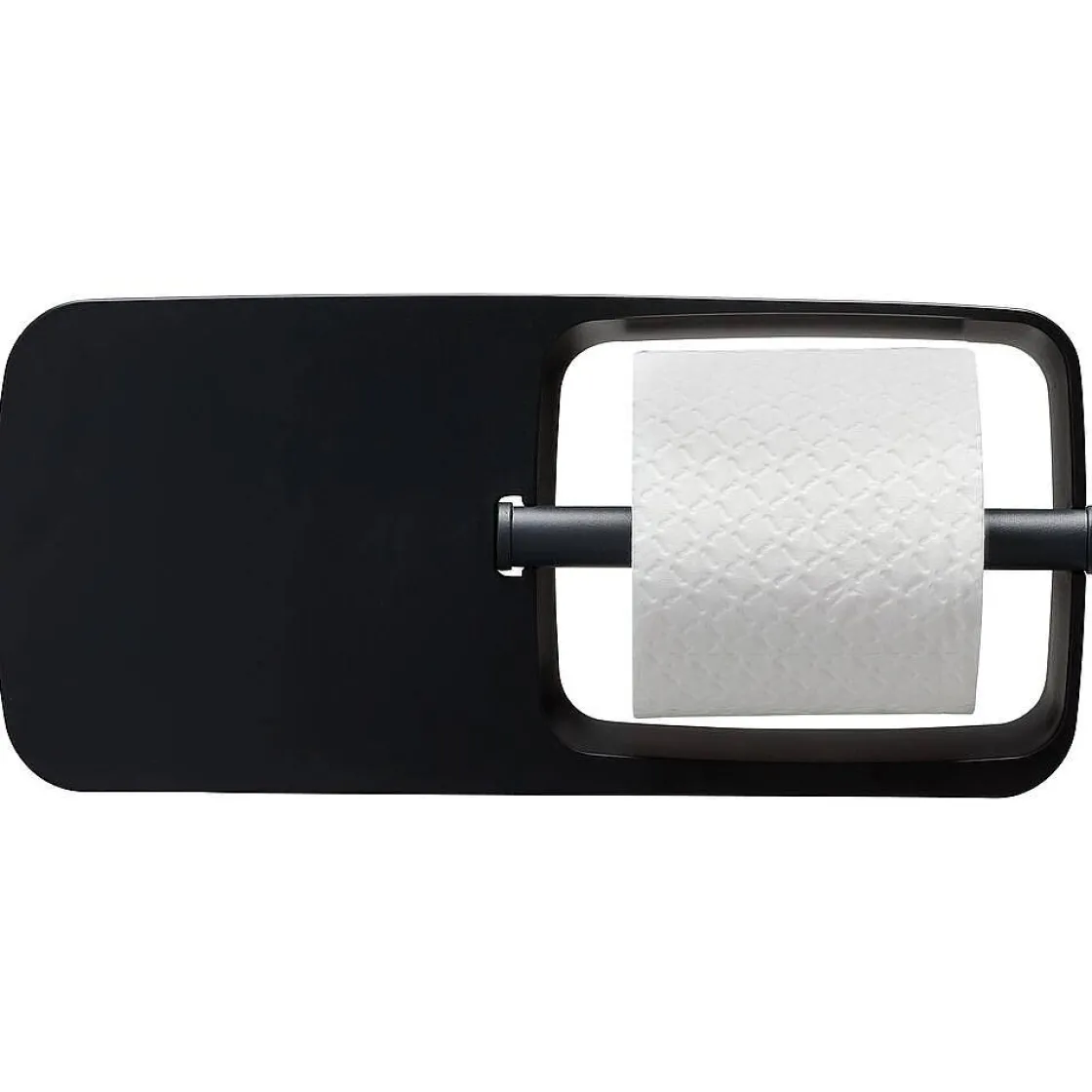Brico Tiger Tess Toiletrolhouder Met Planchet Zwart/Antraciet