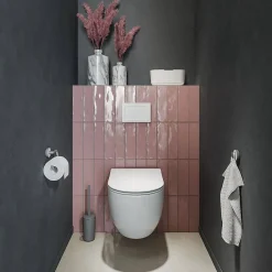 Brico Tiger Toiletborstel Cata Met Houder Vrijstaand Grijs/ Marmerlook Sale