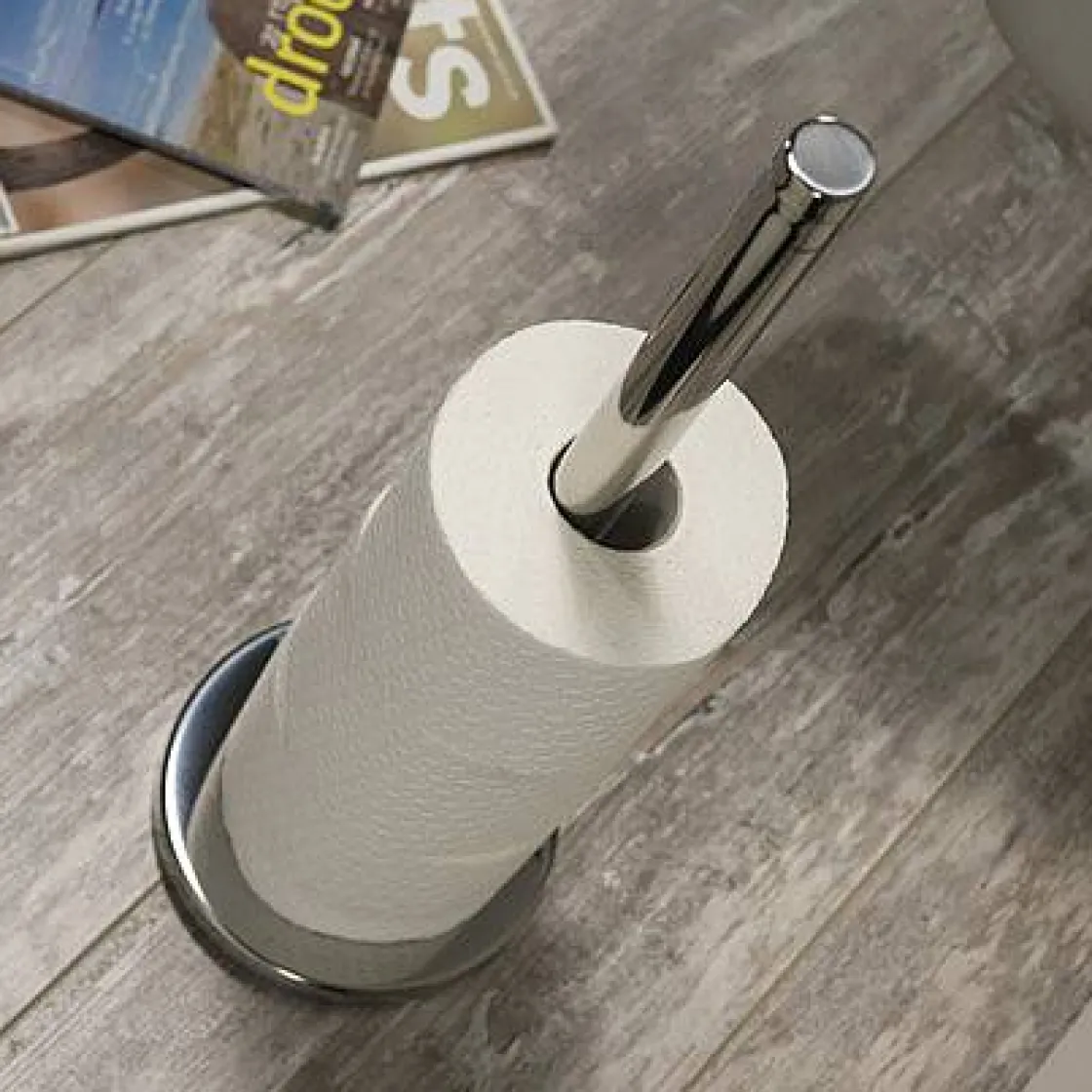 Brico Tiger Toiletrolhouder Boston Staand Rvs Glans Best