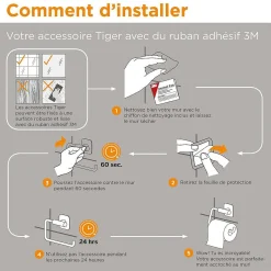 Brico Tiger Toiletrolhouder Colar Met Planchet Rvs Gepolijst Discount