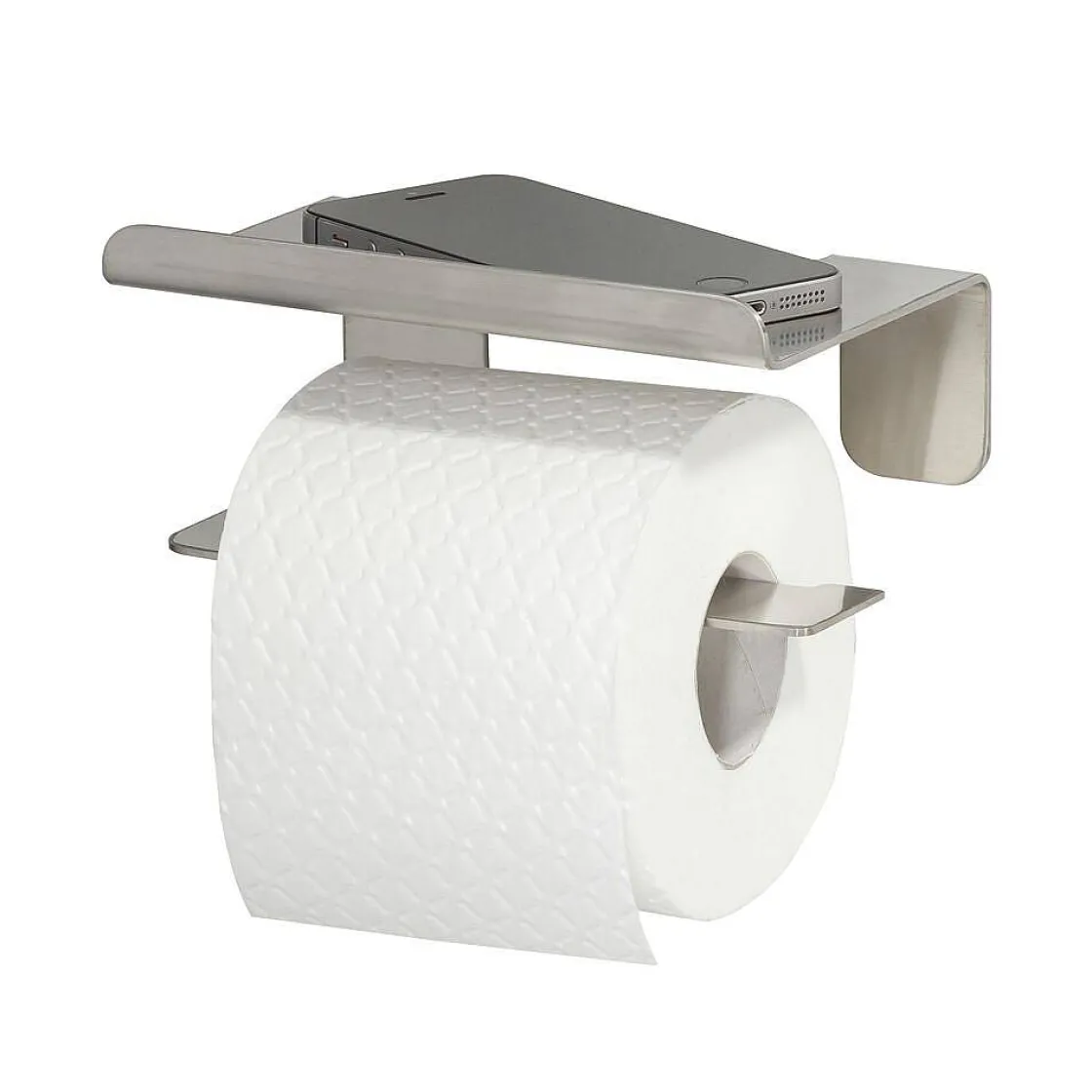 Brico Tiger Toiletrolhouder Colar Met Planchet Rvs Geborsteld Best