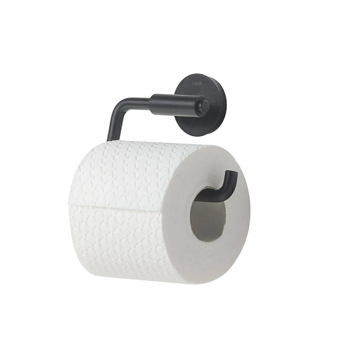 Brico Tiger Toiletrolhouder Urban Zwart Mat Best