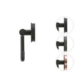 Brico Tiger Toiletrolhouder Urban Zwart Mat Best