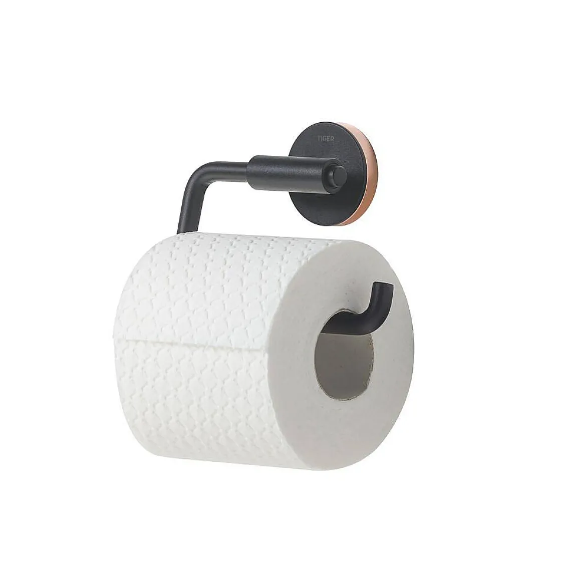 Brico Tiger Toiletrolhouder Urban Zwart Mat Best
