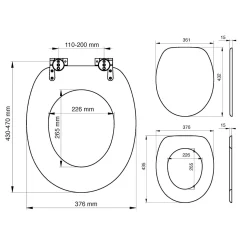 Brico Tiger Toiletzitting Old Wood Comfort Feel Mdf Bruin Discount