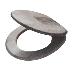 Brico Tiger Toiletzitting Old Wood Comfort Feel Mdf Bruin Discount