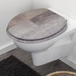 Brico Tiger Toiletzitting Old Wood Comfort Feel Mdf Bruin Discount