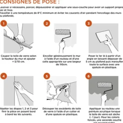 Top Depot Glasweefselbehang Ruit 50M 100Gram-Brico