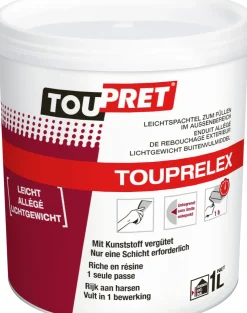 Toupret Lichtgewicht Buitenvulmiddel Touprelex 1Kg-Brico Clearance