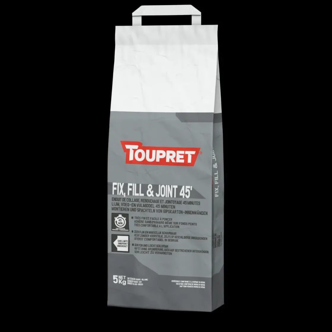 Toupret Polyvalente Plamuur Ec3 5Kg-Brico New
