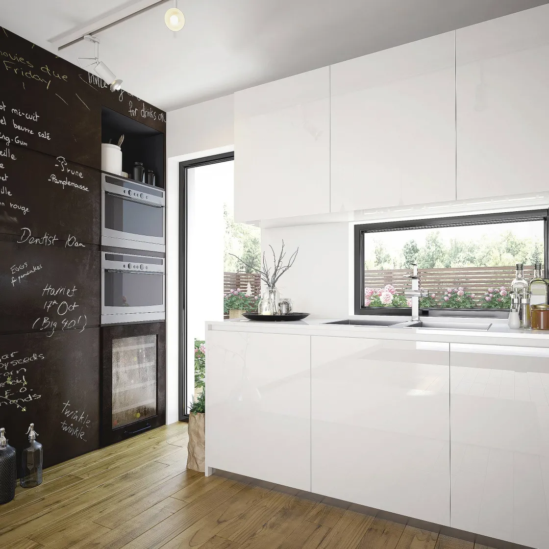 Brico Transform Zelfklevende Decoratiefolie Chalkboard Zwart 45X200Cm Clearance