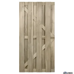 Tuindeur Cardiff Recht Grenen 4,3X90X180Cm-Brico Sale