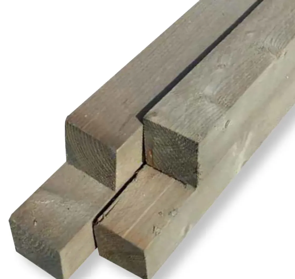 Tuinpaal Hout Vintage Grijs 6,8X6,8X180Cm-Brico Outlet