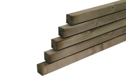 Brico Tuinpaal Vierkant Geimpregneerd 6,8X6,8X240Cm