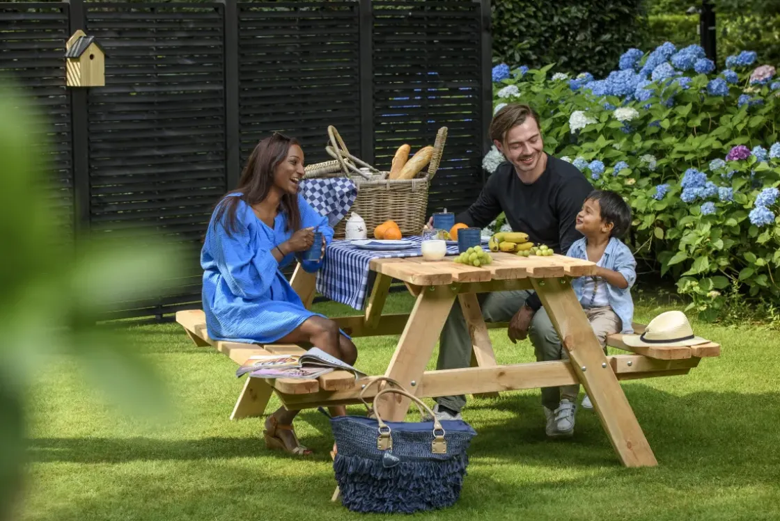 Tuinpaal Zwarte Den S4S 8,8X8,8X270Cm-Brico Online