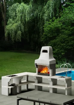 Tuozi Stenen Barbecue Bailen Plus 86,5X58X220Cm-Brico Hot
