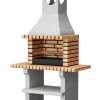 Tuozi Stenen Barbecue Napoles Xl 121X58X207Cm-Brico Outlet