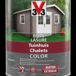 V33 Houtbeits Tuinhuis Windstorm Zijdeglans 0,75L-Brico Clearance