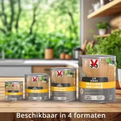 V33 Meubellak Transparant Mat 1L-Brico Outlet