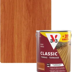 V33 Terrasolie Bangkirai Mat 2,5L+ 20%-Brico Clearance