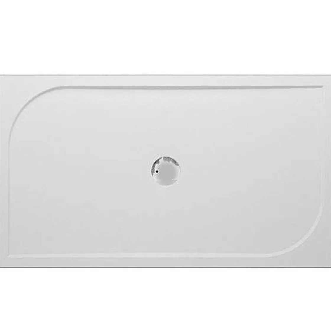 Brico Van Marcke Go Douchebak Argon Rechthoek Polybeton Wit 140X80X3Cm Sale