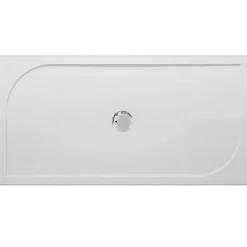 Brico Van Marcke Go Douchebak Argon Rechthoek Polybeton Wit 100X80X3Cm Hot