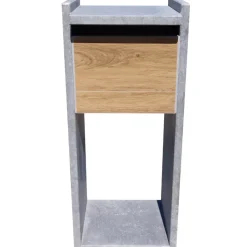 Vasp Brievenbus Everest Woodlook Belgische Blauwe Hardsteen-Brico Hot