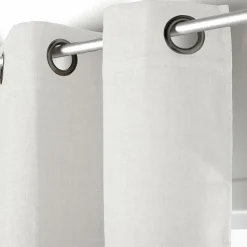 Verduisterend En Isolerend Gordijn Bella Ringen Notte Wit 140X260-Brico Hot