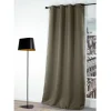 Verduisterend Gordijn Taupe 140X180Cm-Brico Discount