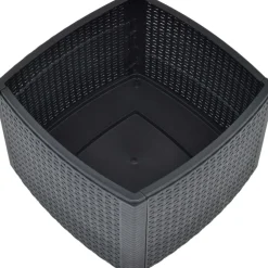 Vidaxl Bijzettafel 54X54X36,5 Cm Kunststof Antraciet-Brico Clearance