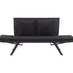 Vidaxl Theetafel 50X50X47 Cm Poly Rattan Grijs-Brico Sale